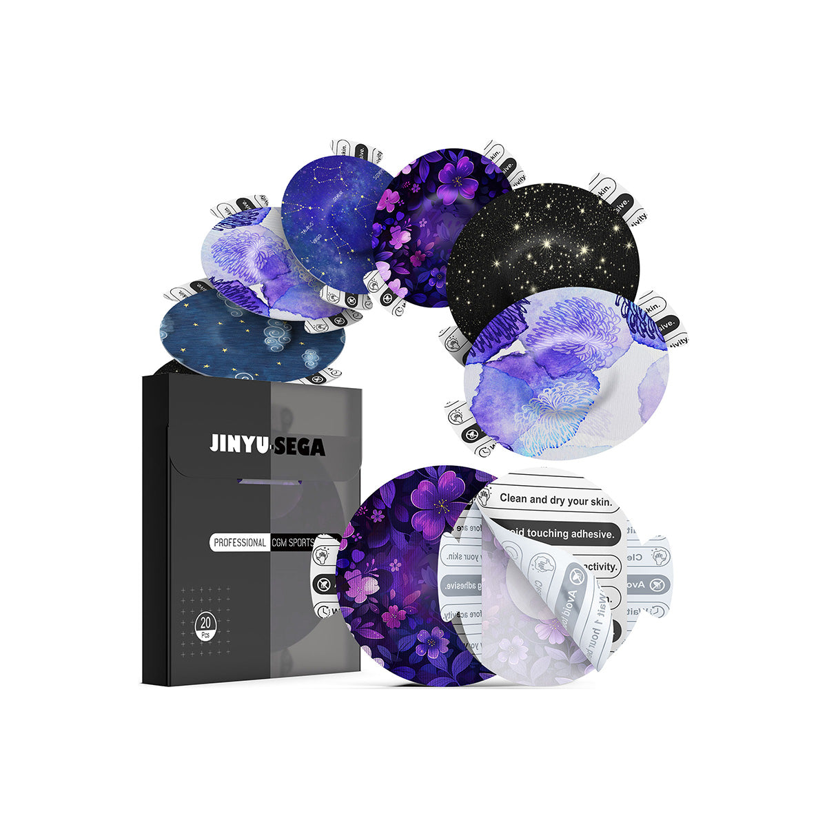 JinyuSega Easy-Peel Dexcom G7  Adhesive Patches